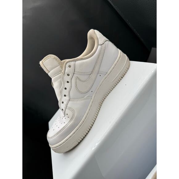 Nike Air Force 1 Low Cut Sneakers - All White - Size 7.5M main image 10